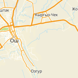 Карта города ош
