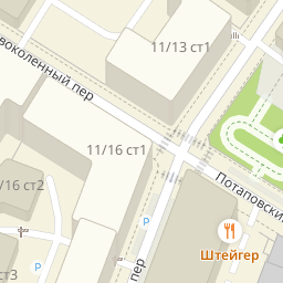 Кривоколенный переулок карта