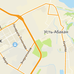 Черногорск карта города с улицами и номерами