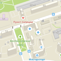 Кастанаевская улица карта