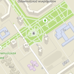 Микрорайон олимпийский старый оскол карта