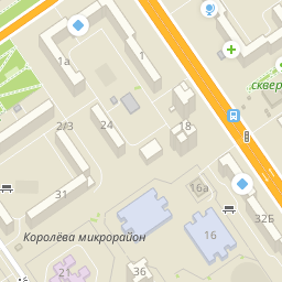 Карта старый оскол королева