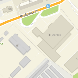 Карта череповца рыбинская 16