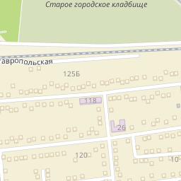 Карта города кропоткина с улицами и номерами домов
