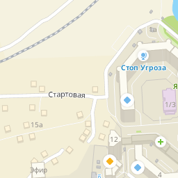 Улица стартовая карта