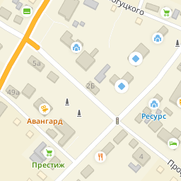 Карта поселка абан