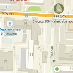 Омск фрунзе 1 карта